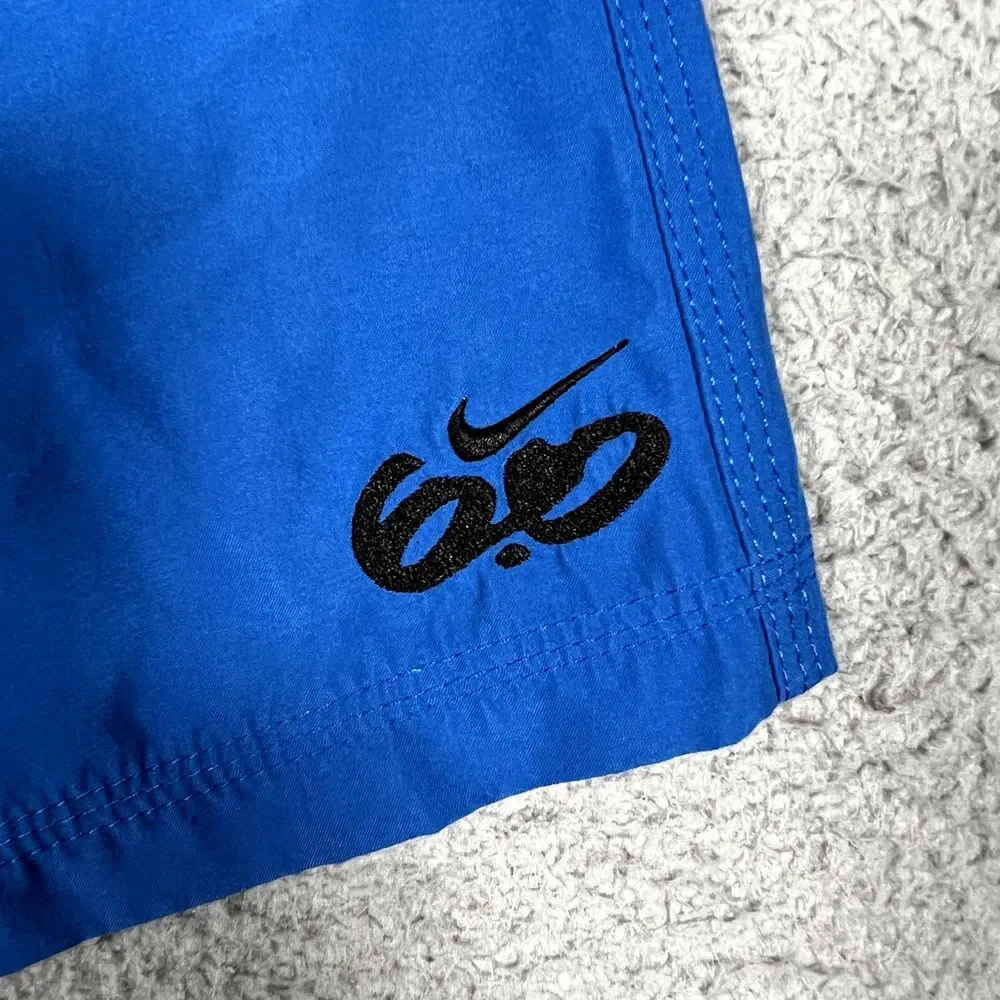 Nike 6.0 Shorts Mens 29 Blue Lightweight Swim Beach Surf Boardshorts Pocket Logo